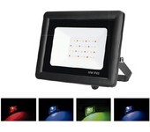Proyector led ip65 30w rgb 230v mando a distancia incluido control de varios proyectores
