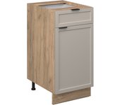 Vicco muebles bajos de cocina fame-line, grisbeige, 40 cm sin encimera