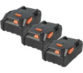 Vhbw 3x batería compatible con aeg bs 18c li-202c, bsb 18, bs 18g, bsb 18 g, bs18g, bsb 18 c, bsb18g, herramienta eléctricas (1500 mah, li-ion, 18 v)