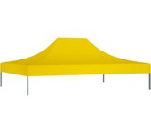 Techo de carpa para celebraciones amarillo 4x3 m 270 g/m2