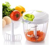 Mini picador manual de alimentos y batidora, picadora multifuncional, utensilio de cocina