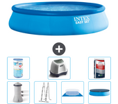 Paquete de piscina - intex - alrededor - 457x457x107 cm + accesorios a1249