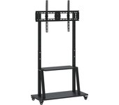 Soporte tv | mueble de salón con ruedas pantalla 32-90'' max vesa 800x600mm 100kg cfw98897