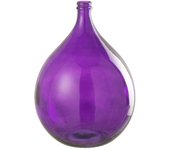 Dama juana de vidrio violeta 40*40*56cm