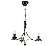 Lamkur luca traditional candelabros negro, 3x e14