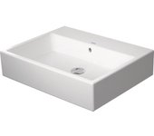 Lavabo para muebles duravit vero air 60x47cm, con rebosadero, con banco con agujero para grifo, sin agujero para grifo, 23506000601, color: blanco