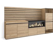 Amueblate online, aparador, con almacenamiento,dormitorio, habitación, chimenea eléctrica, cómoda, cajonera, zapatero, roble