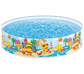 Intex piscina elevada rígida pato redondo 122x25h cm 218 lt