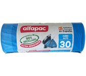 Alfapac bolsas de basura 15u 'cubo alto' 50x75cm 30l autocierre