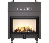 Chimenea insertable de leña - energy up 80x50 (17,0 kw) eco