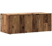 Mueble para tv | mueble de salón | mesa de tv madera contrachapada envejecida 80x34x30 cm cfw897758