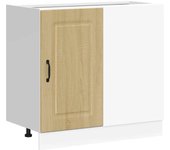 Mueble bajo de cocina | armario de cocina kalmar madera ingeniería de roble sonoma cfw168982