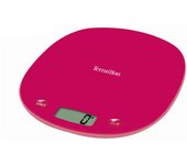 Báscula de cocina electrónica - terraillon - macaron one cherry - capacidad 3 kg - graduación 1 g - conversión de líquido