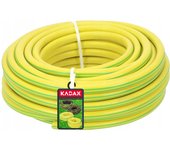 Kadax cómoda manguera de jardín de pvc, 20 m de longitud, manguera liviana de 3 capas, manguera de jardín a prueba de fugas para riego de césped (½ pu