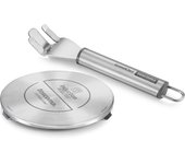Tescoma disco adattatore per piano cottura a induzione grandchef ø 12 cm, acciaio inossidabile