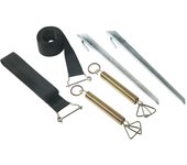 Bo-camp - kit de amarre - universal - clips - 2 piezas de 3