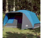 Tienda de campaña con porche 4 personas impermeable azul v8841 4 personas / azul