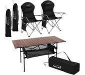 Juego de muebles de camping mesa de camping silla de camping plegable mesa con ruedas