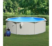 Piscina con bomba de filtro de arena 460x120 cm vidaxl