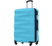 Maleta rígida, con ruedas, abs, azul azur, 69*44,5*26,5