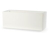 Jardinera rectangular blanco 60x24,5 cm h 24,5 mod. schio cassa