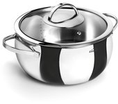 Lacor - 79020 - cacerola con tapa belly 20 cm. inox