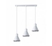 Sollux lighting taleja lámpara de techo colgante bar, blanca, 3x es111
