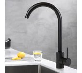 Nettlife grifo de cocina grifo de alta presión grifo giratorio de 360 ​​​​° para fregadero de cocina de acero inoxidable