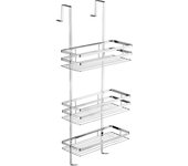Tectake estantería para baño hecho de acero inoxidable