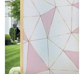 (45 x 200 cm) película opaca para ventana, película de vidrio esmerilado, color rosa, sin pegamento, adhesiva estática, reutilizable