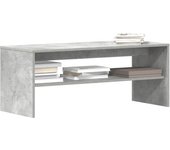Vidaxl mueble de tv madera contrachapada gris hormigón 100x40x40 cm