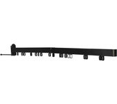 Perchero de pared plegable y retráctil para balcón y baño