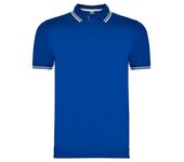 Polo de manga corta, cuello con tapeta bicolor montreal roly po6629