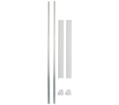 Kit de barra de extensión plana para horga thirard - blanco - h.3m - 00032321