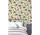 Next papel pintado dino & friends natural 1005 x 52cm beige