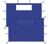 Maison exclusive - paredes laterales de cenador con ventanas 2 unidades azul