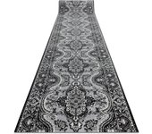 Alfombra de pasillo bcf morad wiosna rosetón gris 70 cm 70x1050 cm