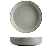 Platos llanos h&h pearl de porcelana gris 19 cm