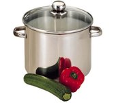Baumalu catering de acero inoxidable + tapa de cristal 24 cm