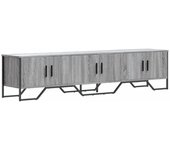 Mueble tv | mueble de salón madera de ingeniería gris sonoma 180x34x41 cm cfw30587