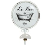 Biscottini perchero de pared le bain - toallero de baño - colgador de pared vintage 12 x 22,5 cm