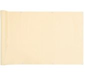 Pantalla de privacidad de balcón pvc crema 700x90 cm