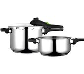 Olla a presión 6 + 4 litros, inducción, express super rápida, acero inox. 18/10, todas cocinas, fagor, plata, , fagor rapid xpress 6/4