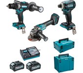 Juego de 3 máquinas 40 v max li-ion 4 ah xgt (df001g + ga005g + td001g) makita - dk0125g301