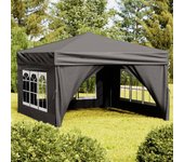 Maison exclusive - carpa de fiesta plegable con paredes laterales antracita 3x3 m