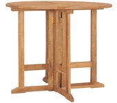 Maison exclusive - mesa de comedor plegable para jardín madera de teca ø90x75 cm