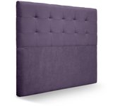 Cabecero san francisco tela cabecero de cama tapizado para camas de 90 y 105 (115 x 120 cm) tela morado sueños zzz