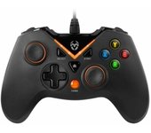 Gamepad krom key pc ps3 negro/naranja