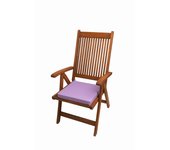 Cojines para sillas de jardín 40x40x4cm set de 6, cojín de asiento, cojines para sillones de jardín lila, interior y exterior
