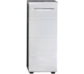 Mueble de baño nano, aglomerado de melamina, blanco, epikasa